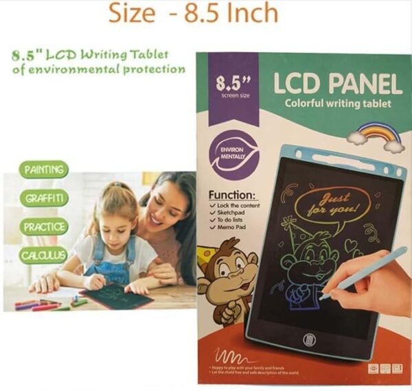 Prem mobille Re-Writable LCD Writing Tablet Pad with Screen 21.5cm (8.5Inch) for Drawing, Playing, Handwriting - Image 2