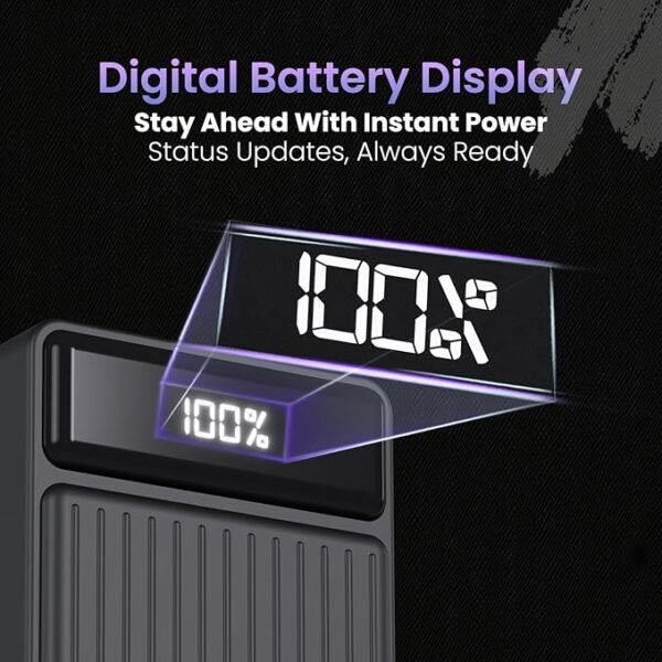 Prem mobile Portronics Luxcell B 20K Advanced 20000 mAh Power Bank with 22.5W Max Output, LED Battery Display, - Image 4