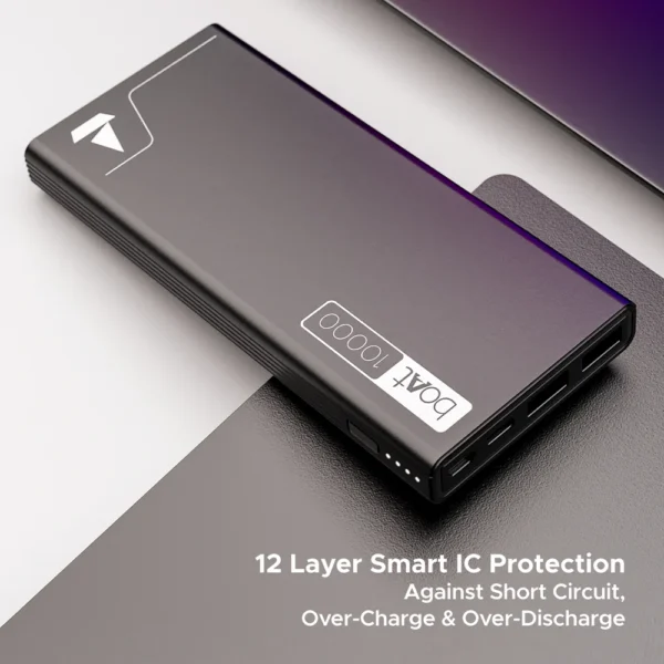 Prem mobile Boat EnergyShroom PB300  with 10000mAh Battery, 22.5w Fast Charging, 12-Layer Smart IC Protection, - Image 6