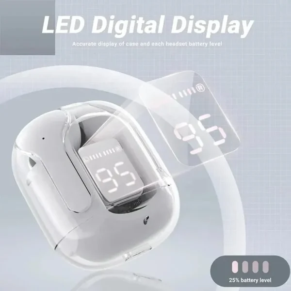 Prem mobile Ultrapods TWS Earbud Transparent Design - Image 2