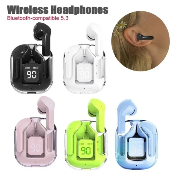 Prem mobile Ultrapods TWS Earbud Transparent Design