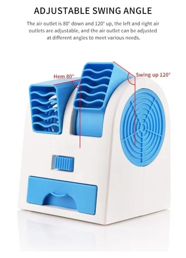 Mini Cooler AC USB and Battery Operated Air Mini Water Air Cooler Perfect for Temple,Home,Kitchen USE Many MULTI COLOR - Image 2