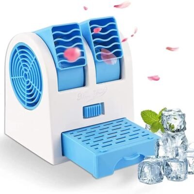 Mini Cooler AC USB and Battery Operated Air Mini Water Air Cooler Perfect for Temple,Home,Kitchen USE Many MULTI COLOR