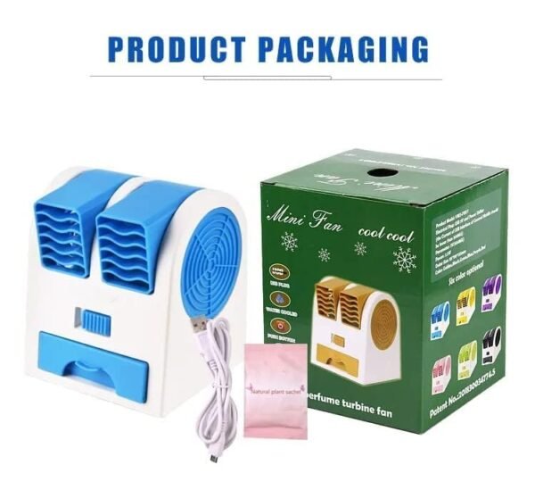 Mini Cooler AC USB and Battery Operated Air Mini Water Air Cooler Perfect for Temple,Home,Kitchen USE Many MULTI COLOR - Image 3