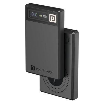 Portronics Luxcell MagClick 10k 10000 mAh 15W Magnetic Wireless Fast Charging Power Bank Premium Finish