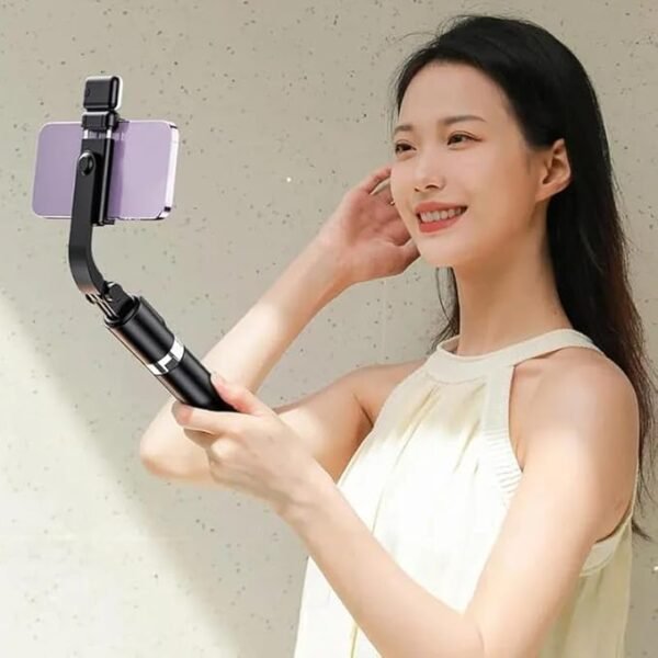 R1S-L Portable Selfie Stick with Tripod Stand with LED Fill Light Long Bluetooth Extendable Selfie Sticks - Image 4
