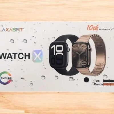 Watch X 10th Anniversary Edition Smartwatch with Two Straps Included – Fitness Tracker, Heart Rate Monitor, Compatible