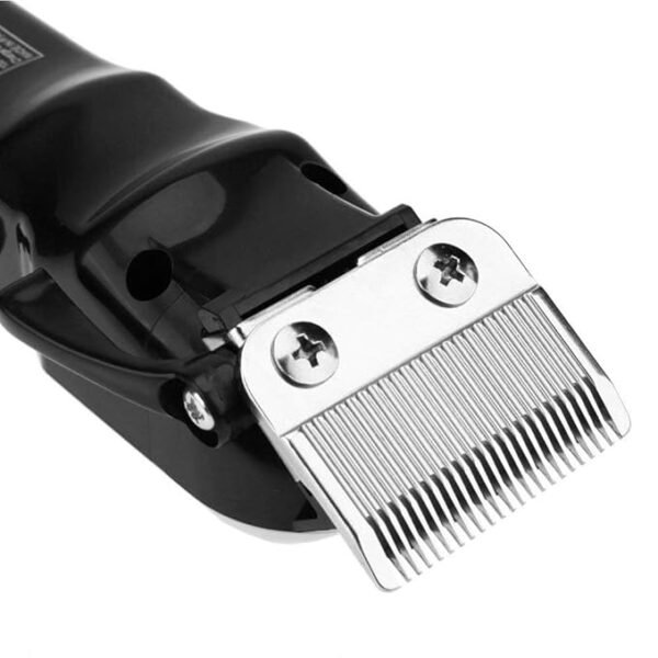 KM-809A Man's Trimmer And Electric Hair Clipper For Men | White & Black - Image 5