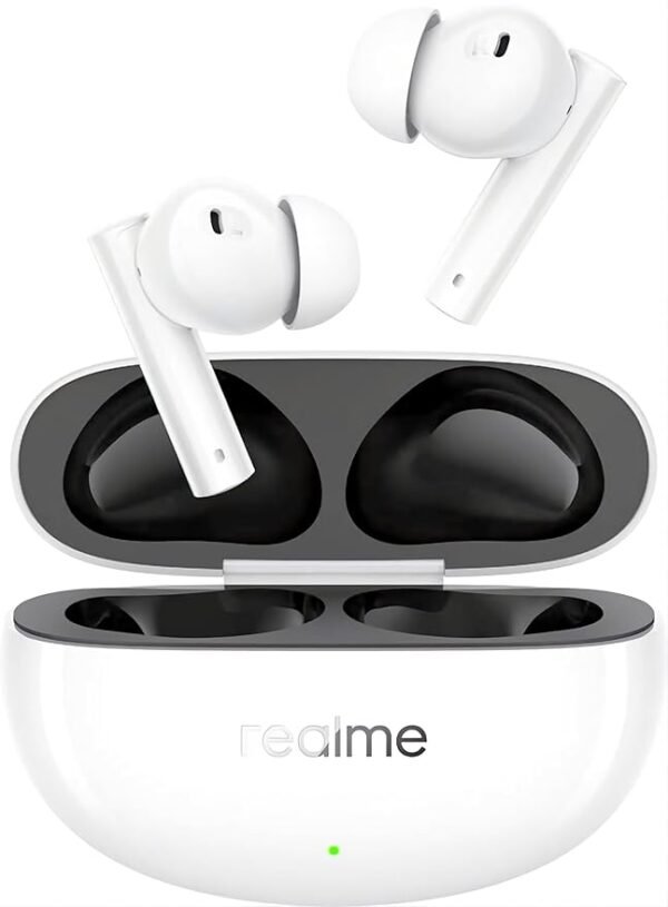 realme Buds Air 5 Truly Wireless in with Fast Charging & 45ms Ultra-Low Latency for Gaming (Arctic White)