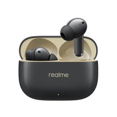 realme Buds T300 TWS in Ear Earbuds with 40H Play Time,12.4 Mm Dynamic Bass Boost Driver, Ip55 Water & Dust Resistant,