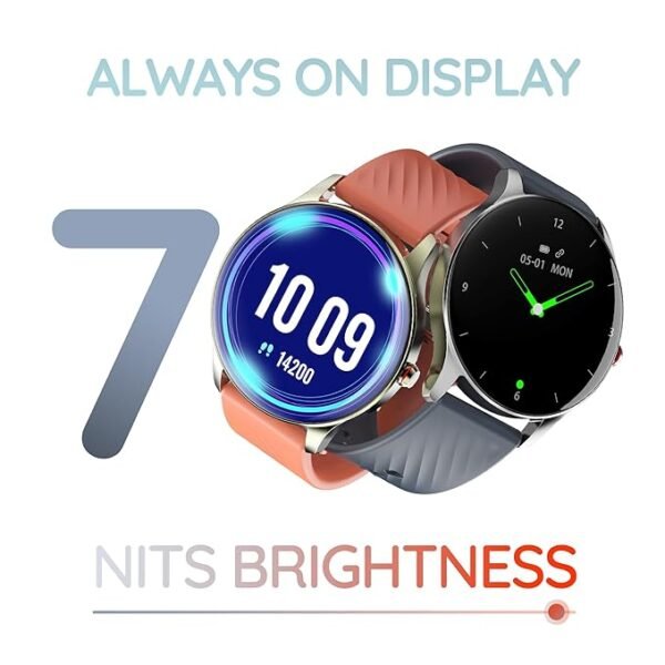 Pebble ASCENT 1.43"( 3.63 cm) Amoled Bezel-less Display, 700 Nits Brightness, Always on Display, BT Calling, - Image 5