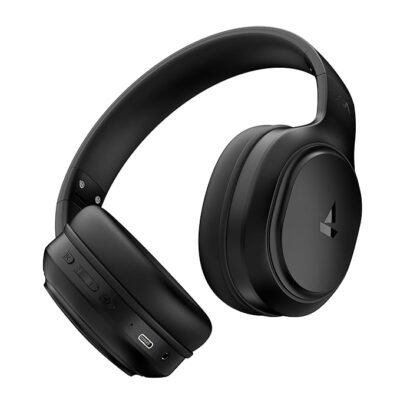 boAt Rockerz 430 w/ 40mm Drivers, Beast Mode w/ 40ms Latency, 40hrs Playback, ENx Tech, Voice Assistant, BTv5.4