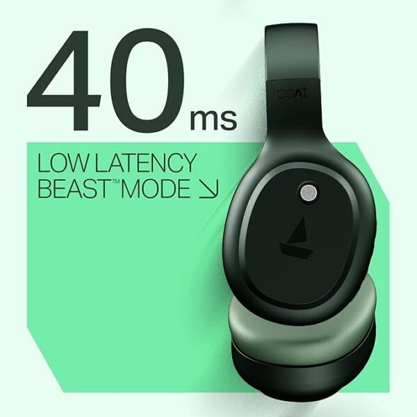 boAt Rockerz 421 (2025 Launch), 40Hrs Battery, Low Latency(40ms), 40mm - Image 2