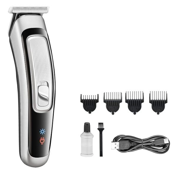 Hair Clipper, Cordless Full Body Trimmer For Men, Electric Shaver for Beard, Hair, Mustache, Face, with 4 Size Combs - Image 2