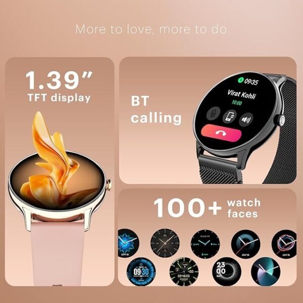 Noise Twist Go Round dial Smartwatch with BT Calling, 1.39" Display, Metal Build, 100+ Watch Faces, IP68, Sleep Tracking - Image 4