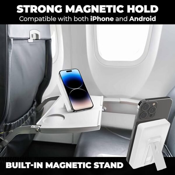 ZEBRONICS MW 70 Wirelesss Power Bank 10000mAh Fast Charging |Strong Magnetic Hold| QC+PD Fast Charger - 22.5W Wired - Image 3