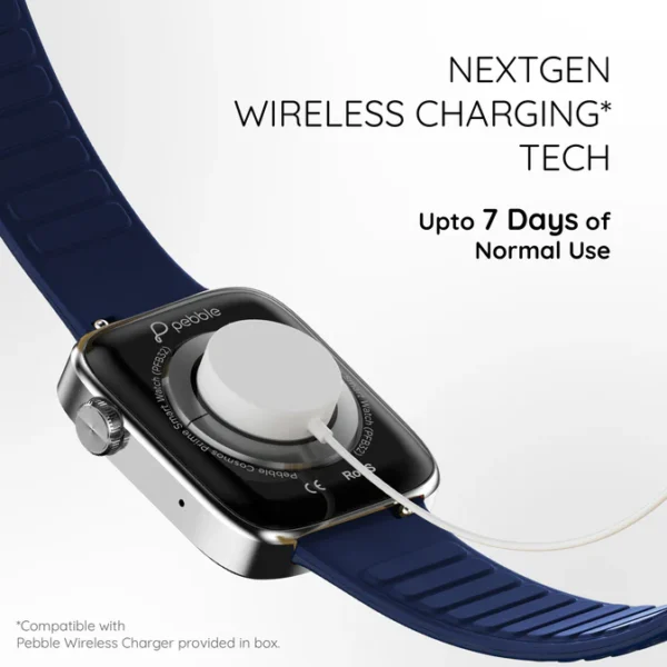Pebble Cosmos Prime 1.91" (4.85 cm) Display and a resolution of 240 x 286 pixels with Wireless charging - Image 3