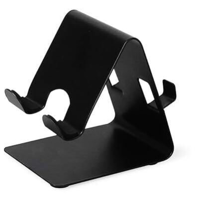 Prem Mobile Super 24  2-in-1 Aluminium Mobile Stand | Dual Slot Adjustable Mobile Holder