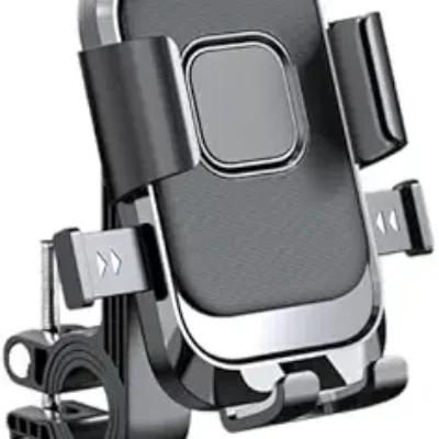 Prem Mobile Mobile Holder for Bikes with One Click Locking Phone Holder 360° Rotation