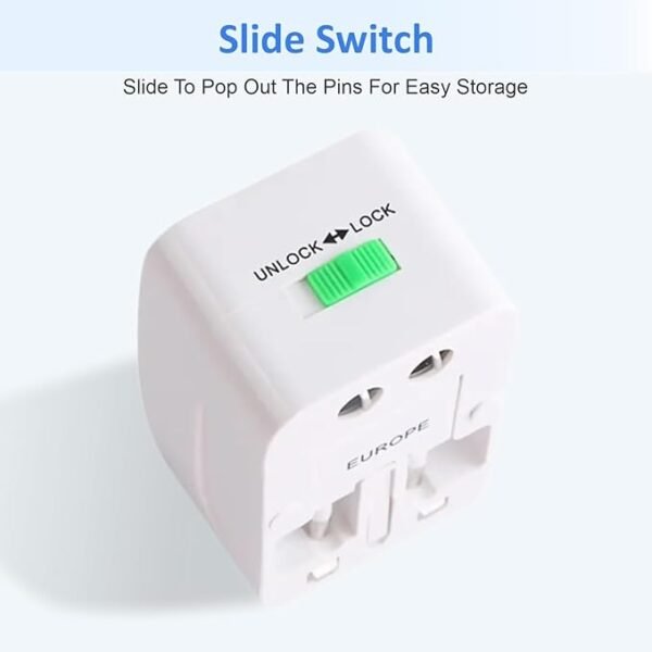 Prem Mobile Universal Travel Adapter Plug - International Multipurpose All-in-One Solution for US, AUS, UK, EU, Europe - Image 4