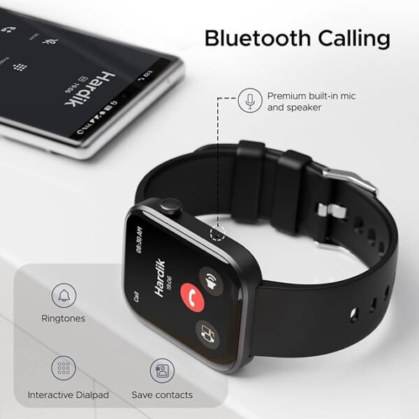 boAt Storm Call 2 1.83'' HD Display,BT Calling, Coins & DIY Watch Face Studio Smartwatch - Image 3