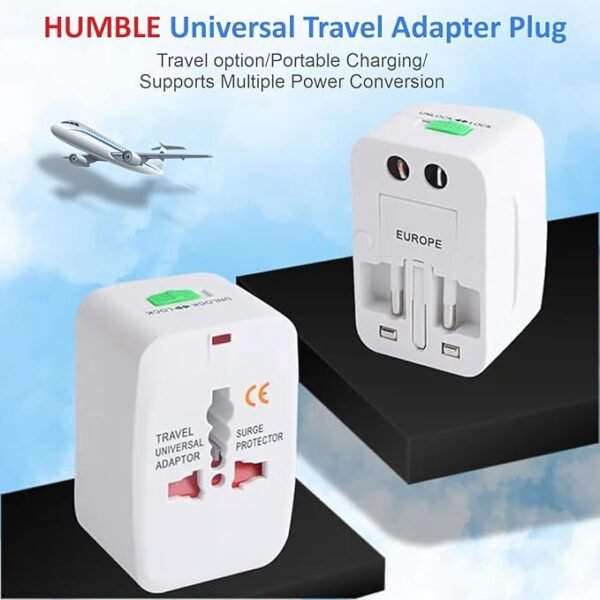 Prem Mobile Universal Travel Adapter Plug - International Multipurpose All-in-One Solution for US, AUS, UK, EU, Europe - Image 5