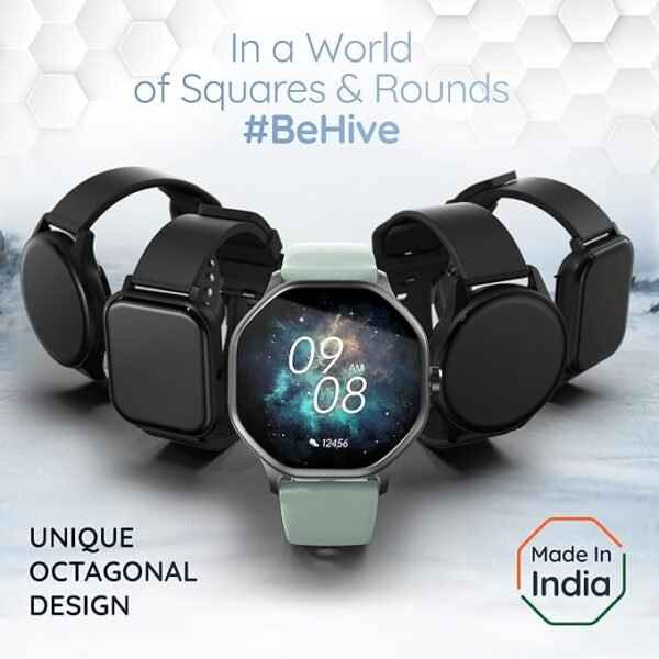 Pebble Hive 1.39" Octa Display Smartwatch | BT Calling | Multi Sports Modes | Sleep Monitoring | - Image 4