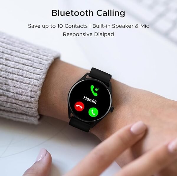 boAt Lunar Link Smart Watch w/ 1.4" (3.5 cm) HD Display, Advanced BT Calling Multiple Sports Mode - Image 3