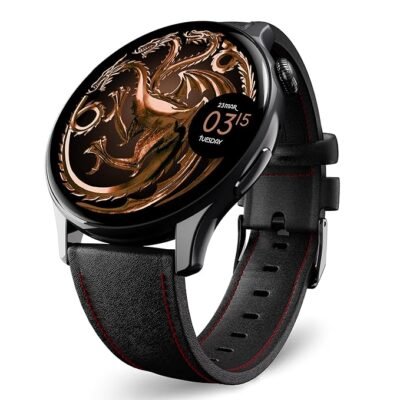 Pebble Game of Thrones Limited Edition Luxury Smartwatch – 1.43” (3.63 cm) Amoled Always-On Display,