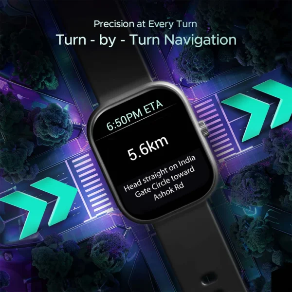 boAt Wave Sigma 3 w/Turn-by-Turn Navigation, 2.01" (5.1 cm) HD Display, BT Calling, Crest+ OS, QR Tray - Image 4