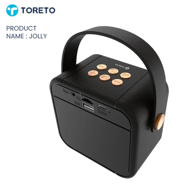 Toreto Jolly+ Bluetooth Speaker with 10W  1 Year warranty Output, 6-Hour Playtime & Multi-Connectivity - Image 2