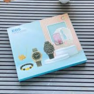 Prem mobile  E05 Suit with 3  watch  Earrings bracelets necklaces set BT Call 2.02inch women smartwatch