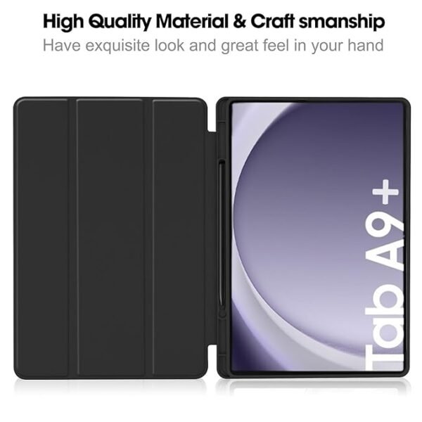 Prem Mobile Filp Cover for Samsung Galaxy Tab A9 Plus 11 inch case, Soft Flexible Flip Case Cover - Image 3