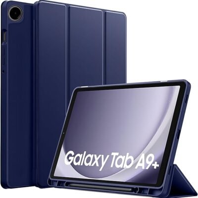 Prem Mobile Filp Cover for Samsung Galaxy Tab A9 Plus 11 inch case, Soft Flexible Flip Case Cover