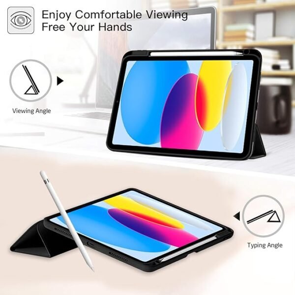 Prem mobile Cover for iPad 11th Generation (A16) / 10th Gen Cover Case with [Right Side Pencil Holder] - Image 3