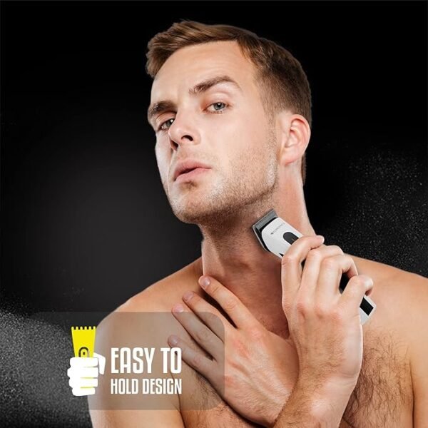 ZEBRONICS HT51, Cordless Trimmer for Unisex, 45 mins Runtime, Multistage Guide Comb, - Image 4