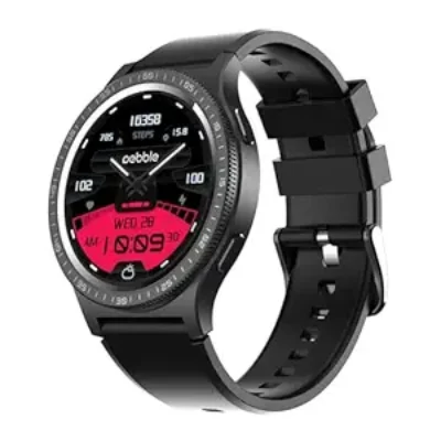 Pebble Revolve Pro With 4 Gift  1.43″ Ultra AMOLED Smartwatch | Rotating Bezel | 600 Nits Brightness