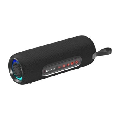 Toreto 20W High Bass BT Speaker Signature Sound, 7 HRS Battery with RGB Light, TWS Feature,