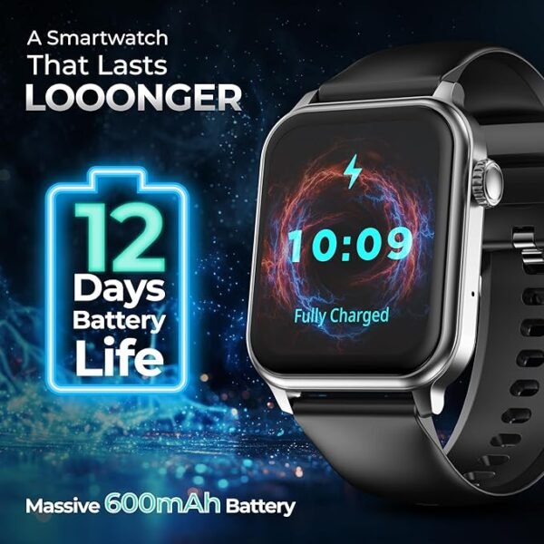 Pebble Ultra Life With 4 gift  1.83" True HD Display | 600 Nits Brightness | BT Calling | 600mAh Battery - Image 4