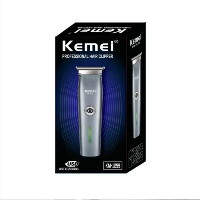 Hair Trimmer Kemei KM-1259 Direct Selling Cordless Portable Safety 3 Comb Wireless Hair Clipper