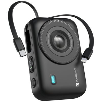 Portronics Power Shutter 20000mAh 15W Magnetic Wireless Fast Charging Powerbank